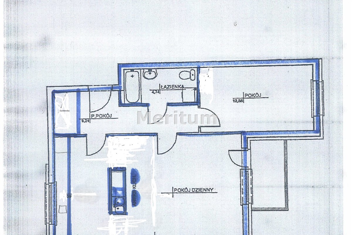 mieszkanie do wynajęcia, 2 pokoje, 59 m<sup>2</sup> - Bydgoszcz, Bielawy, Chodkiewicza